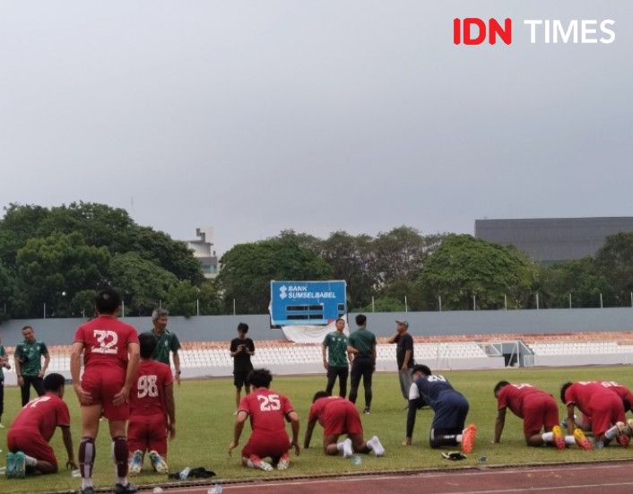 Siap Hadapi PSKC Cimahi, Pelatih Sriwijaya FC Jaga Kardio Pemain