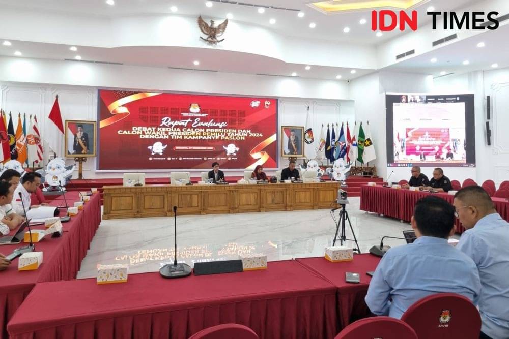 Kpu Gelar Rapat Evaluasi Debat Kedua Capres Secara Tertutup