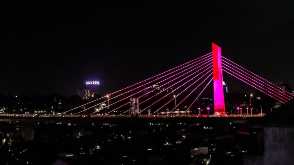 Ada Kembang Api Virtual di Jembatan Pasupati saat Malam Tahun Baru