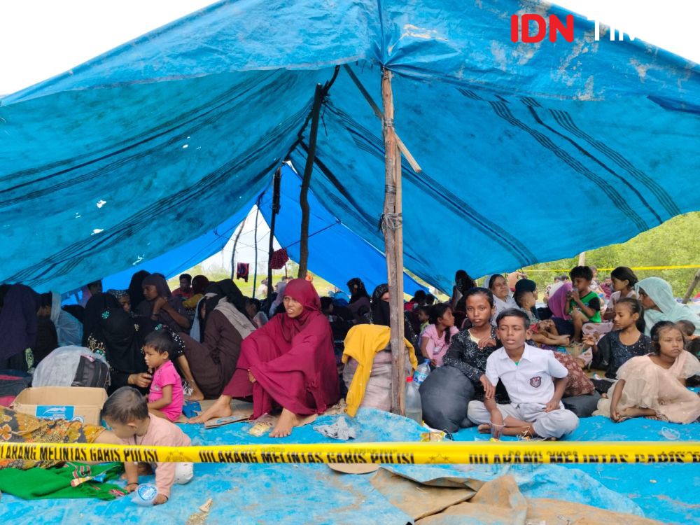 Pengungsi Rohingya Mengaku Dijanjikan Hidup Damai di Indonesia