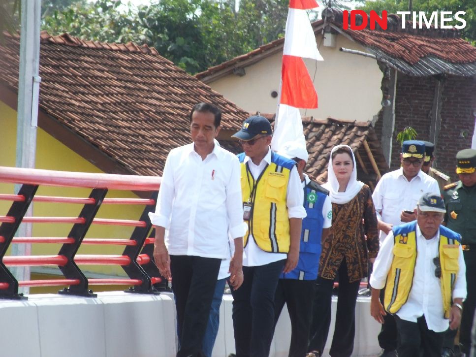 Resmikan Jembatan Margasana Banyumas Jokowi Harap Mobilitas Makin Aman