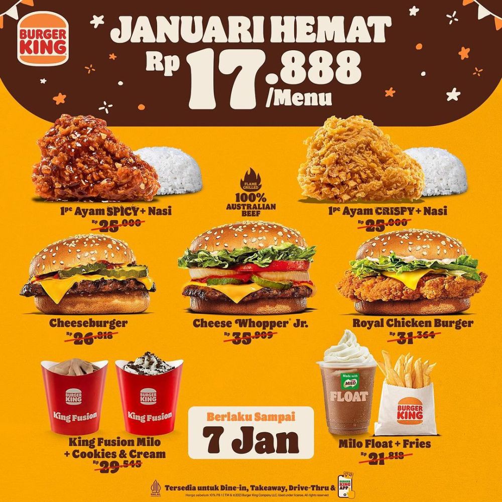 10 Promo Makanan dan Minuman Januari 2024, Catat Tanggalnya!