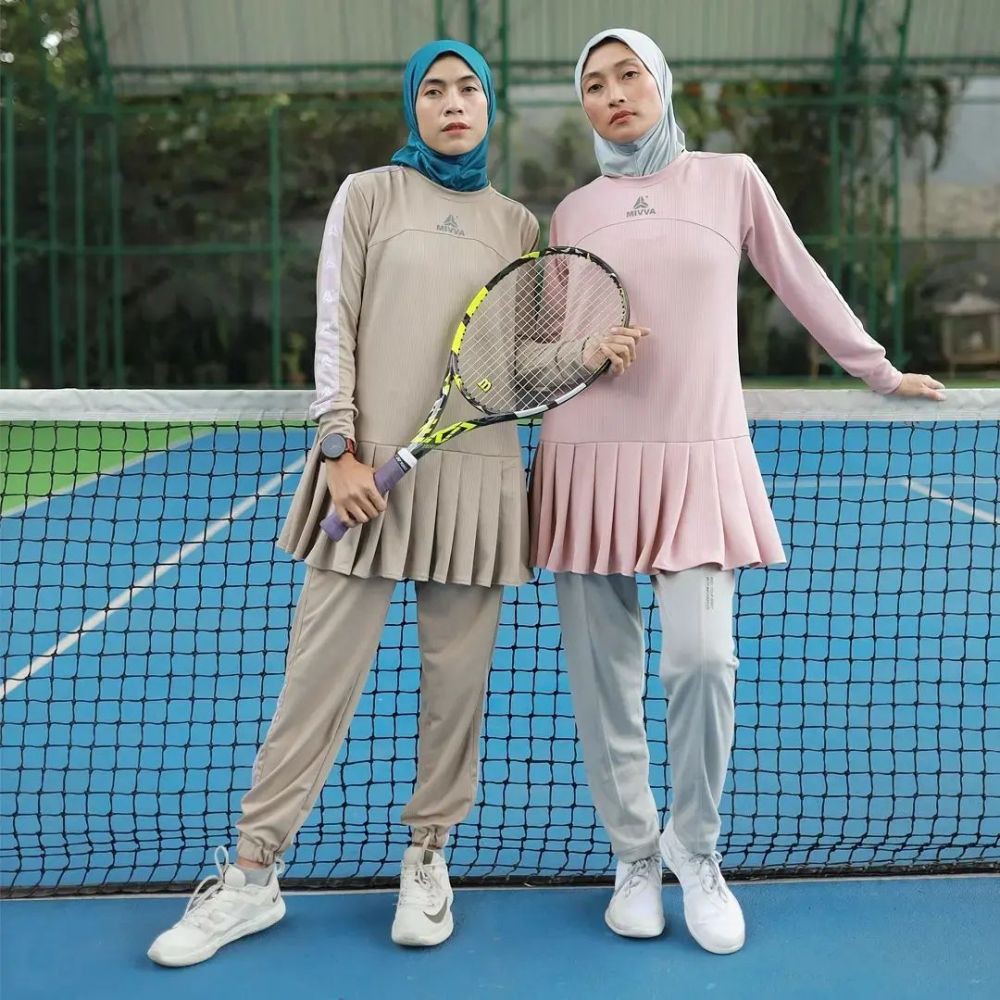 7 Outfit Badminton Hijab Nyaman Dan Ruang Gerak Tetap Bebas 9484