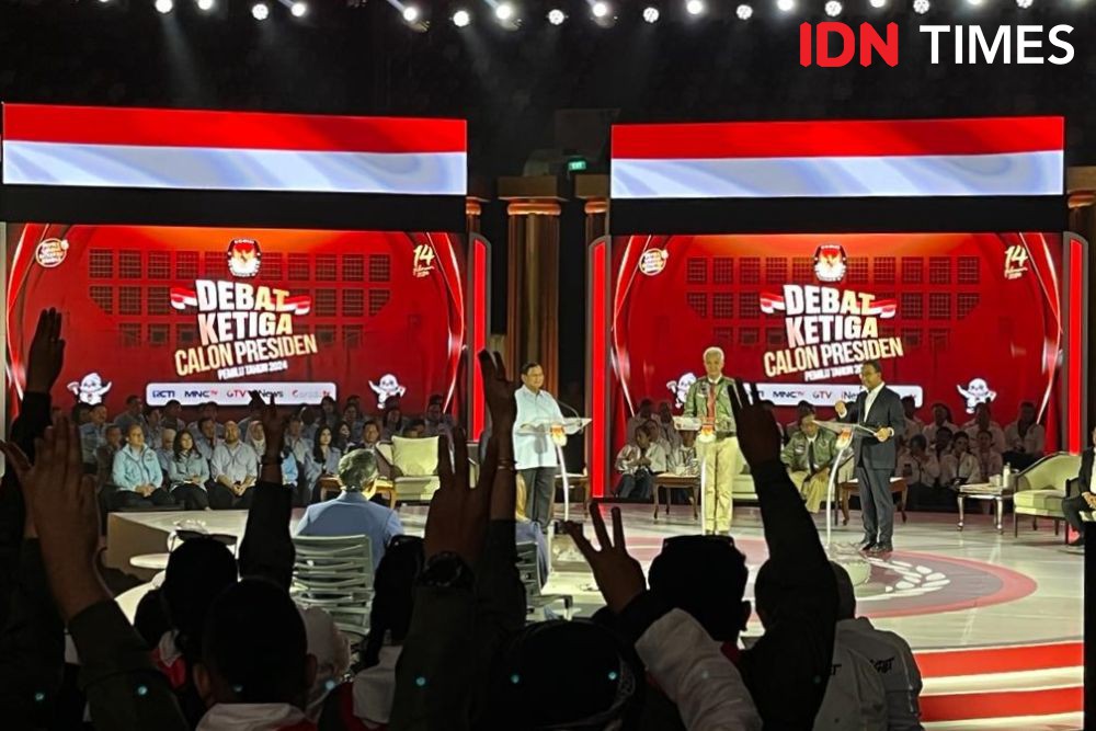 10 Momen Unik Selama Debat Capres-Cawapres Ketiga