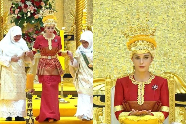 Makeup-Busana Berbedak Ceremony Anisha, Calon Abdul Mateen