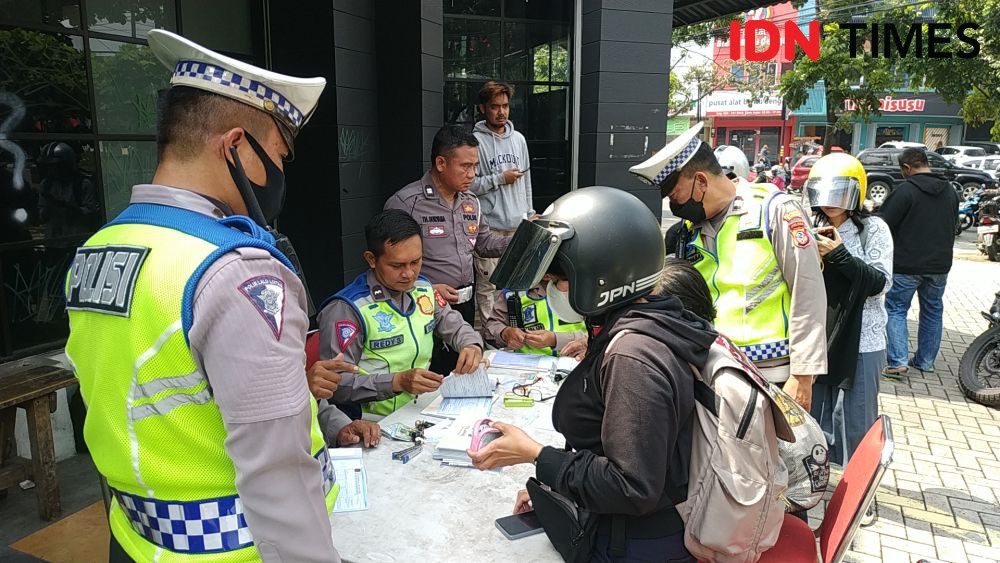 Hari Pertama Razia Massal Knalpot, Ratusan Motor di Bandung Diamankan