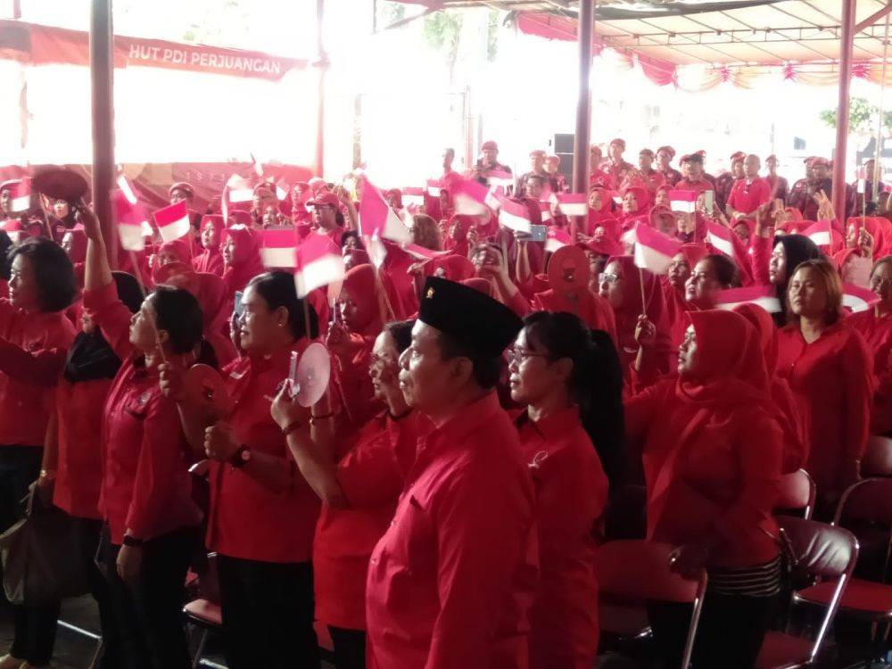 HUT PDI Perjuangan Ke-51 Momentum Penting Menangkan Pemilu