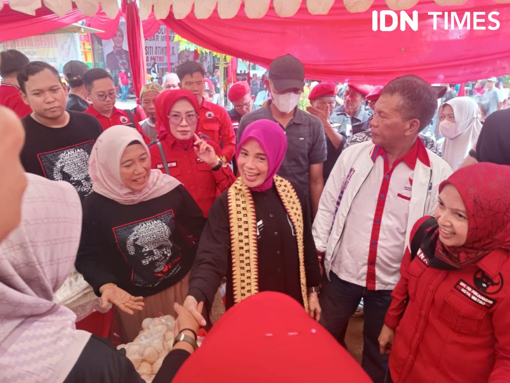 Serap Aspirasi Rakyat, Siti Atikoh Terkesan Safari Politik di Lampung