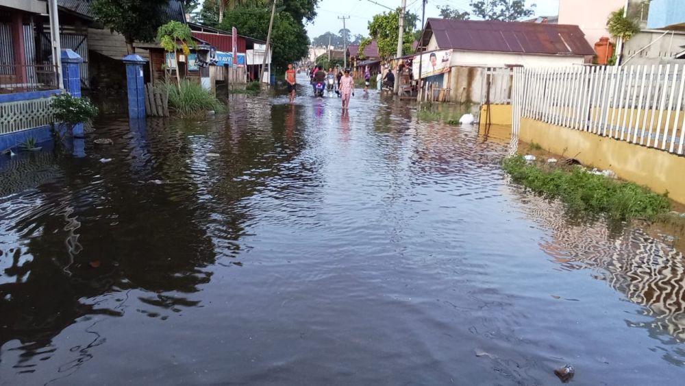 Lima Wilayah Sumsel Mengalami Banjir Setelah Diguyur Hujan 