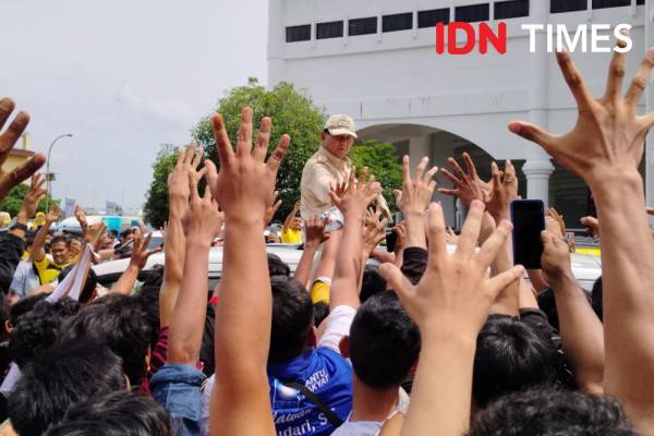 Puja-puji Prabowo Untuk Jokowi Di Depan Warga Sumut