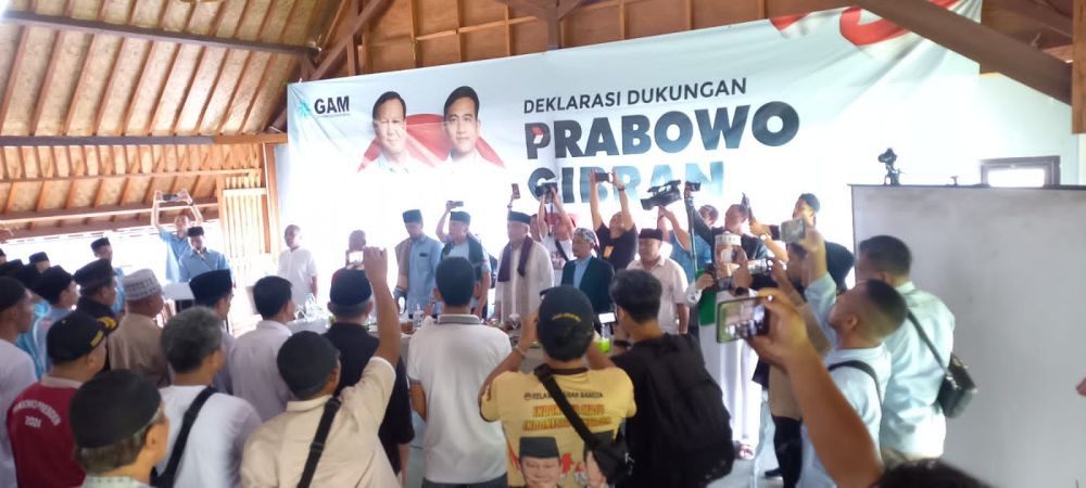 GAM Deklarasi Dukung Prabowo-Gibran dan Iwan Bule