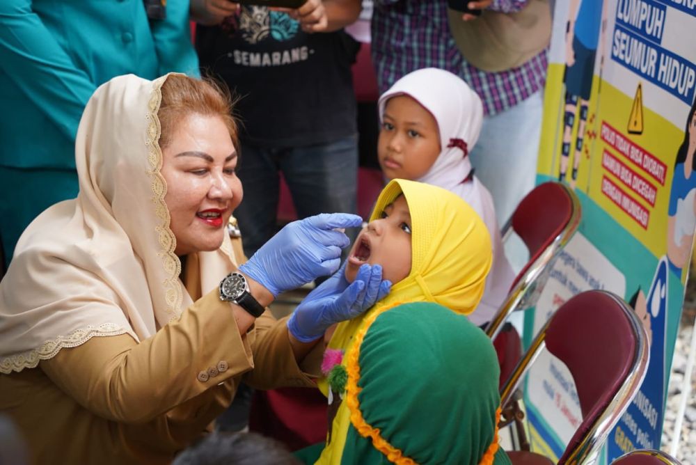 Waduh! Ada Warga Semarang yang Tolak Pengulangan Imunisasi Polio