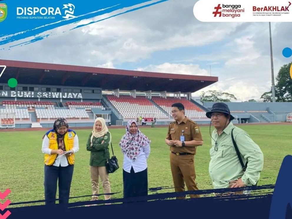 Belum Laik Fungsi, Stadion Bumi Sriwijaya Palembang Direnovasi