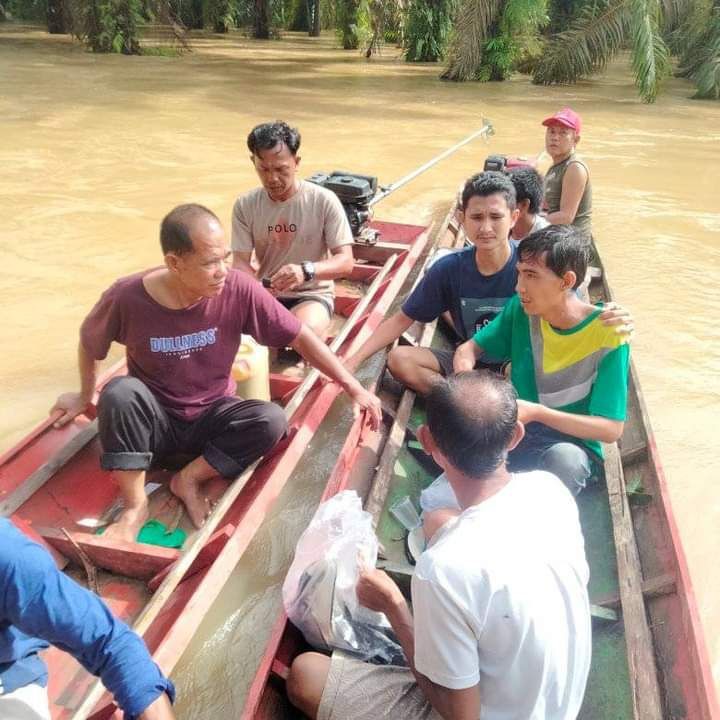 Kisah Warga Mura Bertahan dari Banjir Bandang 5 Meter di Pohon Sawit