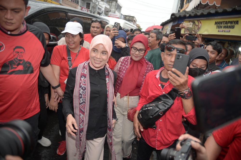 Siti Atikoh Kampanyekan Program UMKM Ganjar-Mahfud di Manado