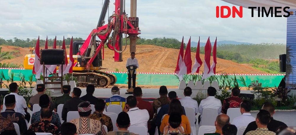 Jokowi Resmikan Pembangunan Masjid Negara di IKN Senilai Rp940 Miliar