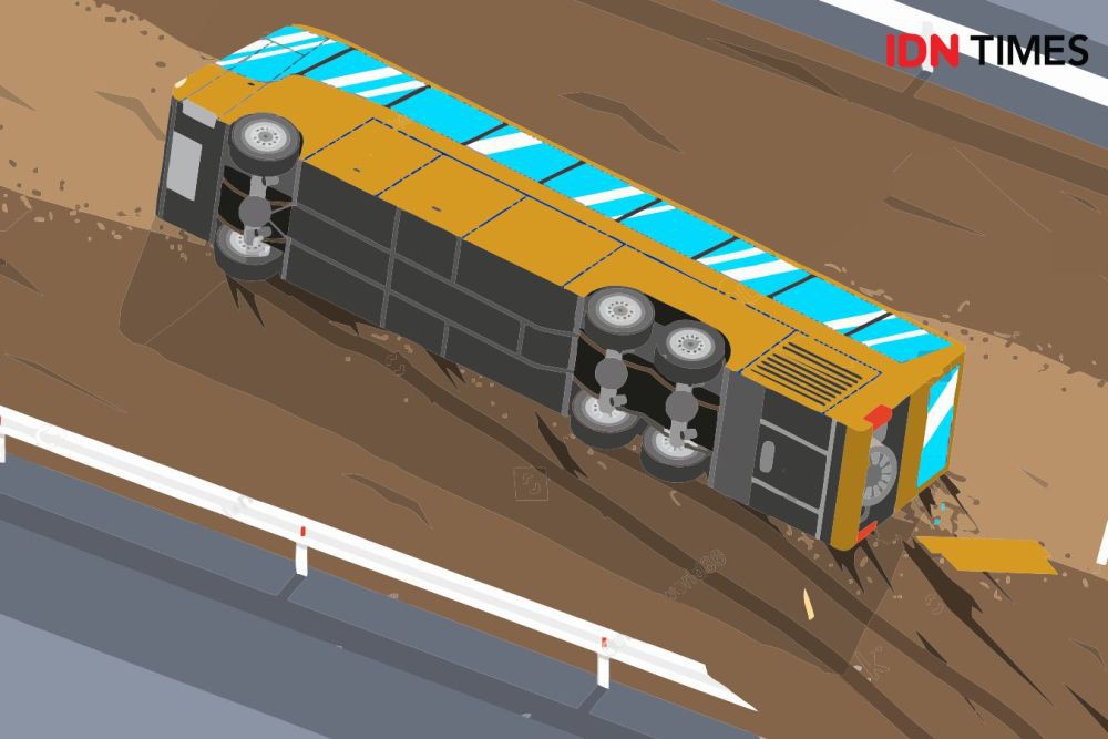 Kronologi dan Jumlah Korban Laka Bus Vs Truk di Tol Ngawi