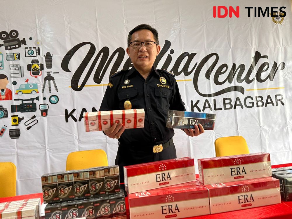 Peredaran Rokok Ilegal dari Malaysia di Perbatasan di Kalbar