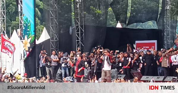 Kampanye Akbar Ganjar, Megawati Joget Bareng Slank