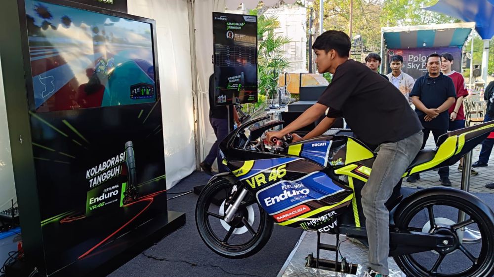 Pertamina Lubricants x Celloszxz Bikin Challenge Simulator di Medan