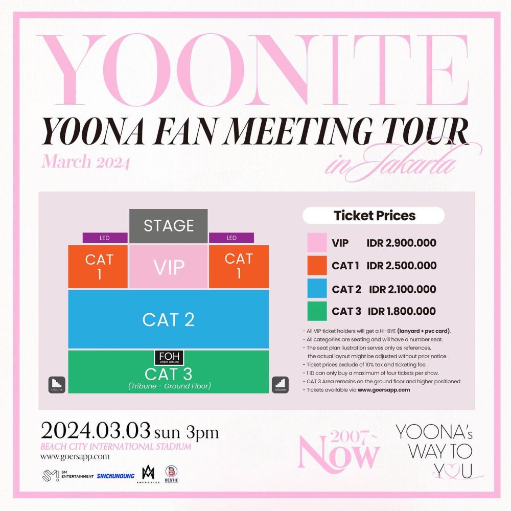 Harga Tiket Fan Meeting Yoona SNSD dan Cara Membelinya