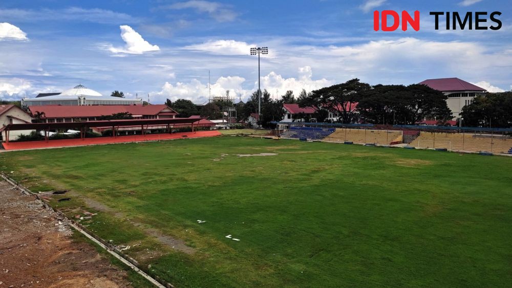 Renovasi untuk PON, Stadion H Dimurthala Sudah Rata dengan Tanah