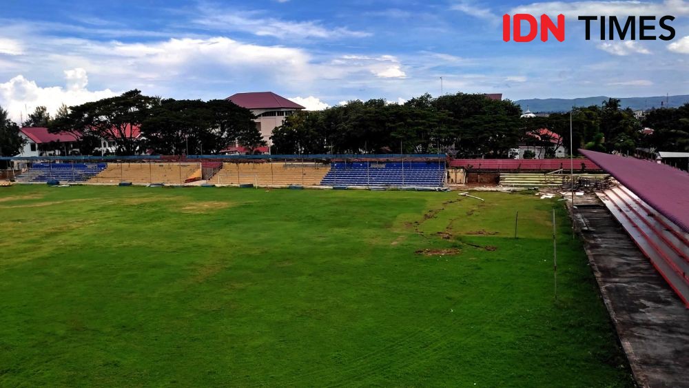 Renovasi untuk PON, Stadion H Dimurthala Sudah Rata dengan Tanah