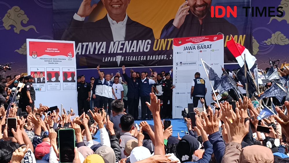 Kampanye di Bandung, Anies: Ada Sekelompok Kecil Nikmati Ketimpangan 