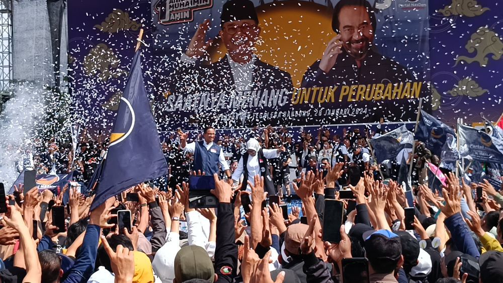 Kampanye di Bandung, Anies: Ada Sekelompok Kecil Nikmati Ketimpangan 