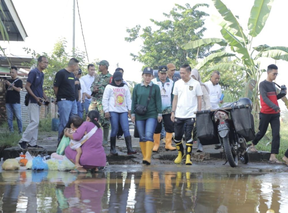 Korban Terdampak Banjir di Palembang Dijanjikan Beras Gratis