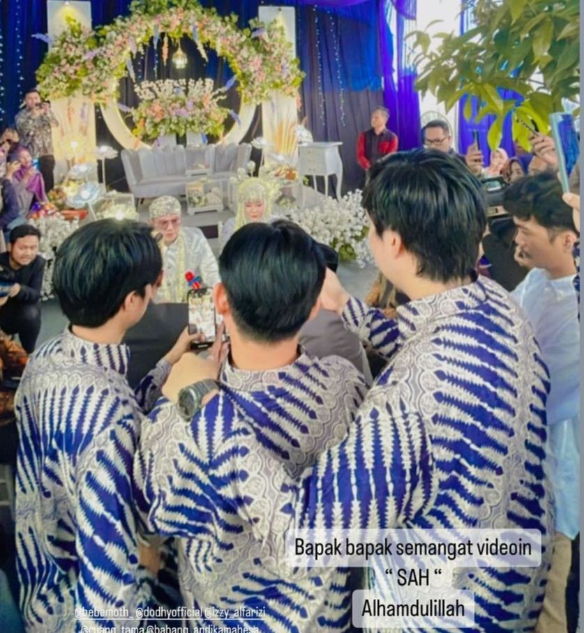 Kabar Bahagia! Andika Kangen Band Menikah dengan Dokter Asal Lampung