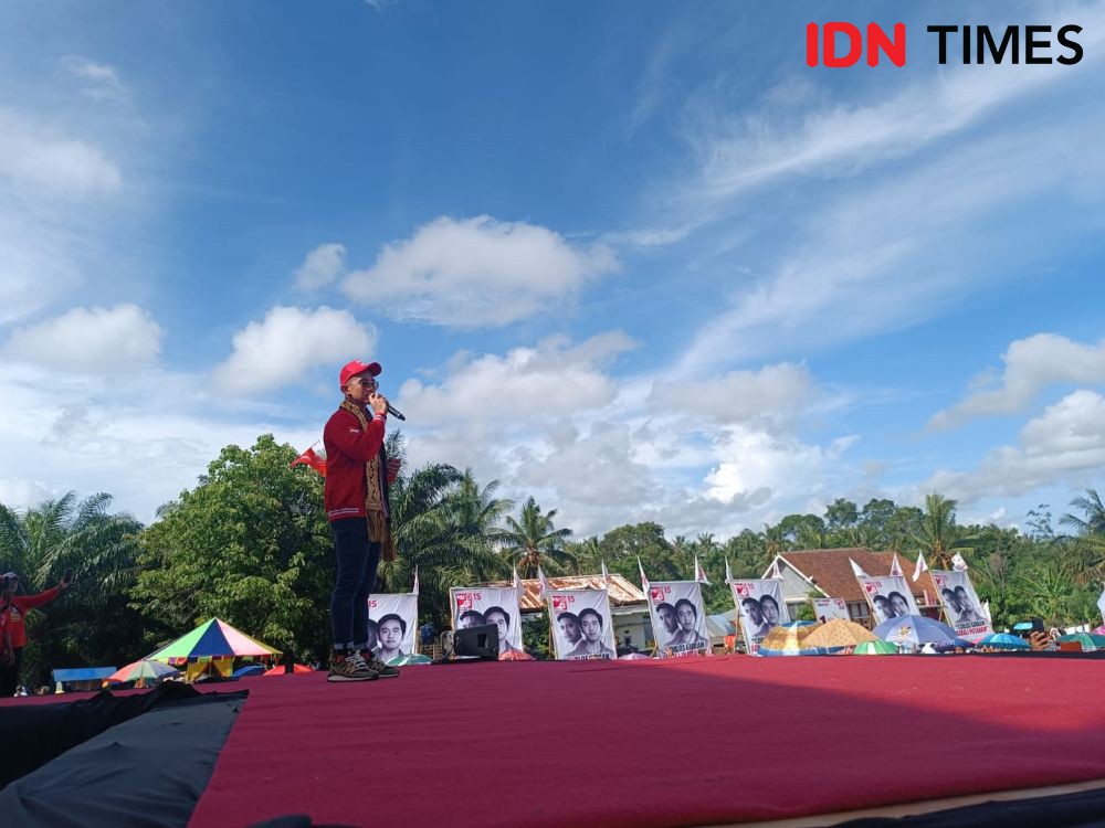 Kampanye di Lampung, Kaesang: Coblos Uwel-Uwel Matanya Mas Gibran