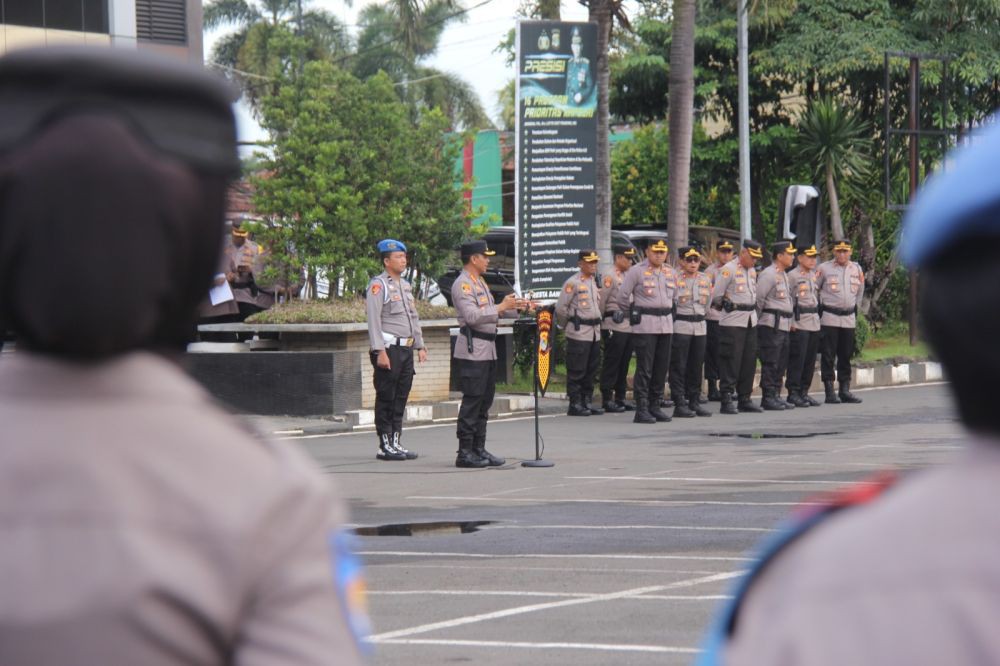 502 Personel Polresta Bandar Lampung Bersiap Amankan TPS Pemilu 2024