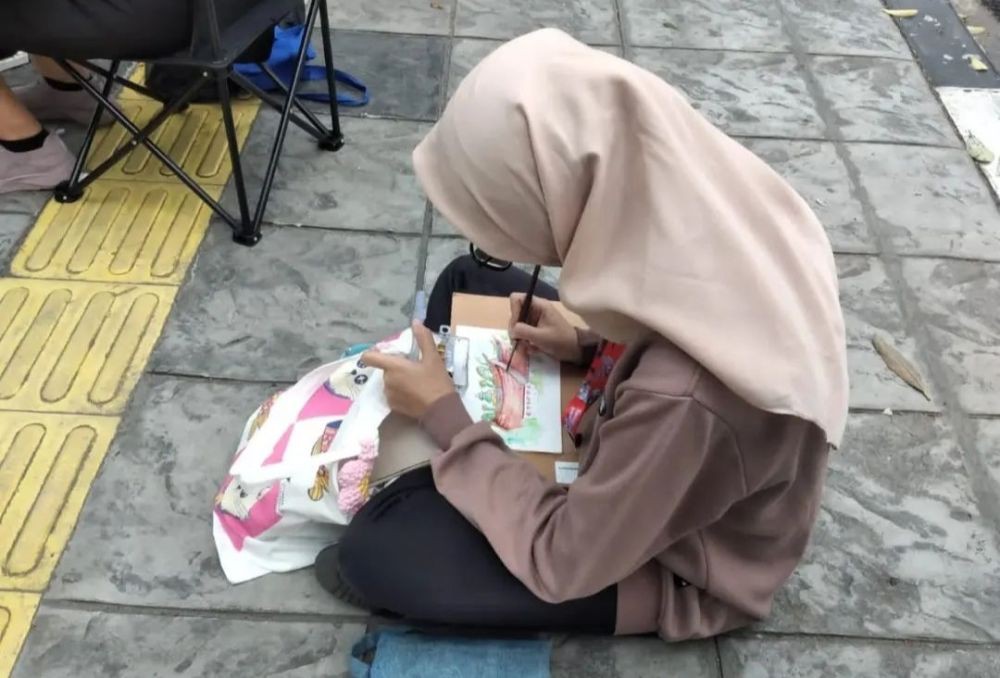 Cara Unik Urban Sketchers Medan, Sambut Imlek lewat Hunting Sketsa
