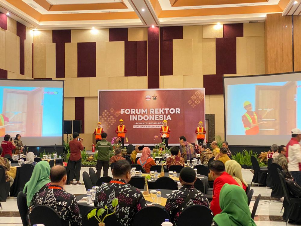 Di Makassar, Forum Rektor Indonesia Serukan Pemilu 2024 Aman dan Damai