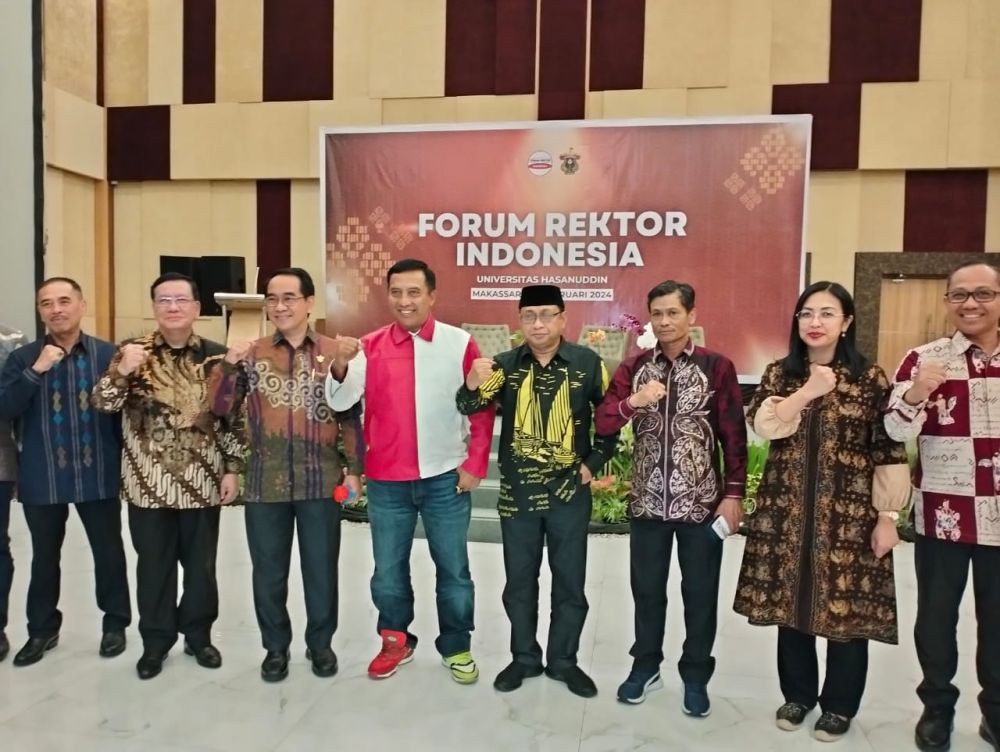 Di Makassar, Forum Rektor Indonesia Serukan Pemilu 2024 Aman dan Damai