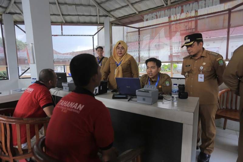 Jelang Pemilu, 1.500 Napi di Tangerang Lakukan Perekaman KTP