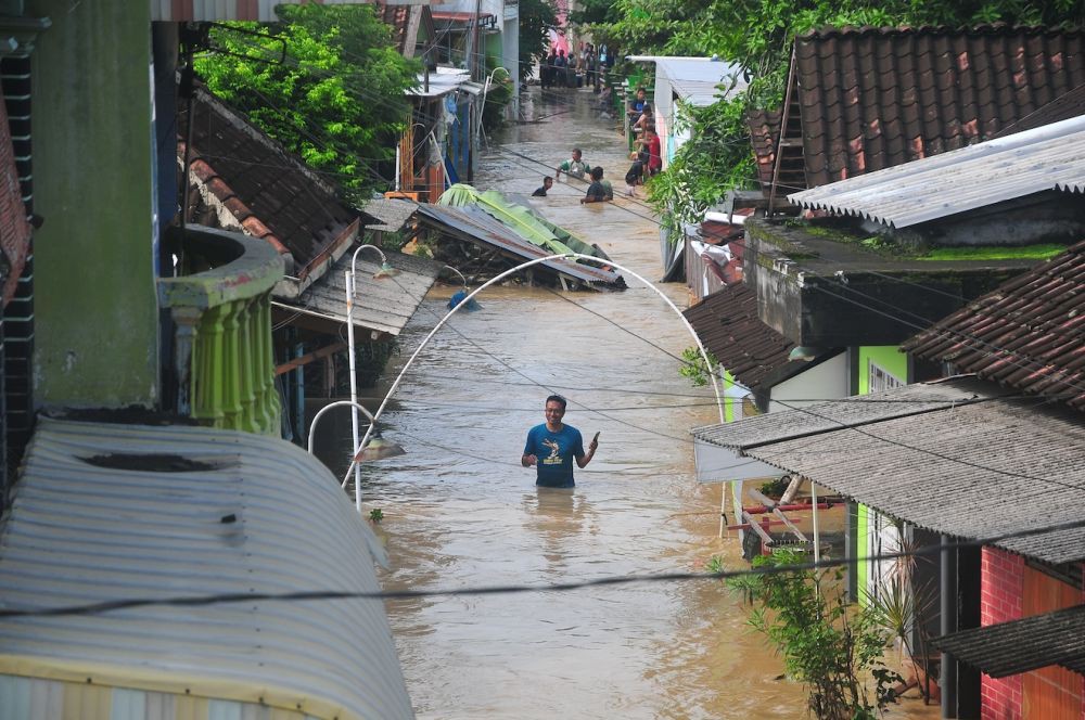 7 Potret Banjir Grobogan, Akses Jalan Putus Hingga Tanggul J