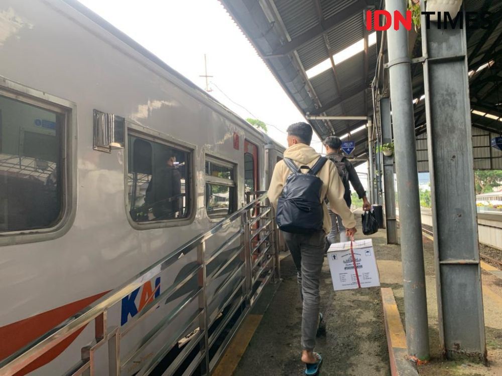 12 Pemudik Lampung Ditinggal Kereta Api karena Telat Tiba di Stasiun