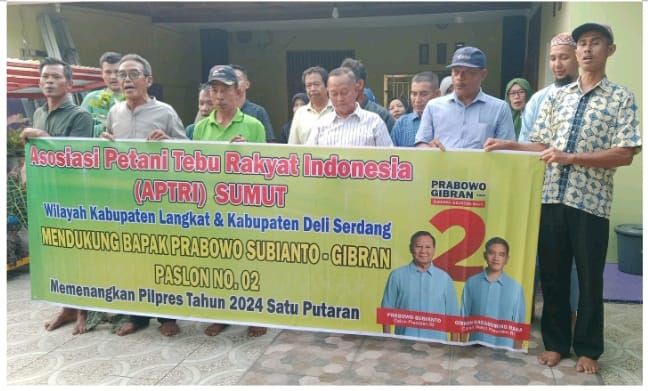 Harapan Petani Tebu di Sumut untuk Prabowo-Gibran