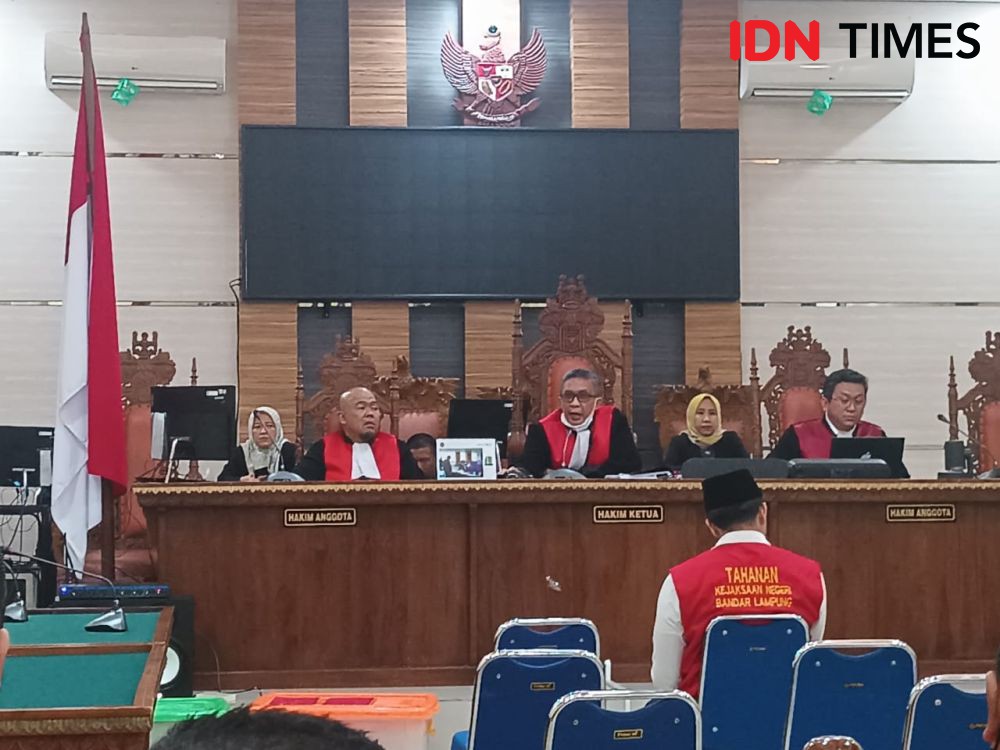 Sampaikan Pledoi, AKP Andri Gustami Catut Nama Kapolda Lampung