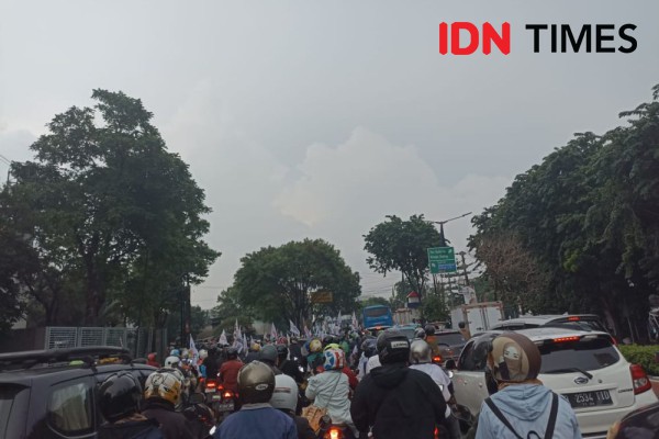 Anies-Cak Imin Kampanye Akbar, Jalanan Menuju JIS Macet