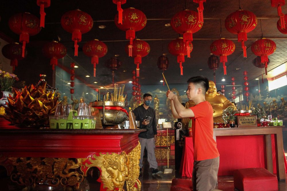 [FOTO] Sukacita Perayaan Tahun Baru Imlek 2575 di Kota Makassar