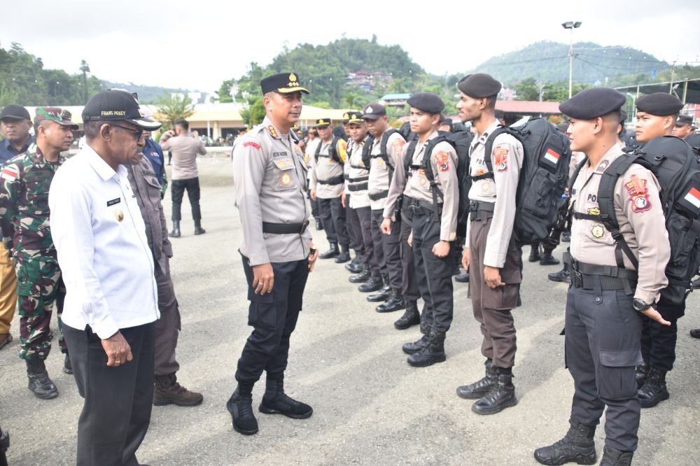 Polresta Samarinda Kerahkan 655 Personel Pengamanan Pemilu