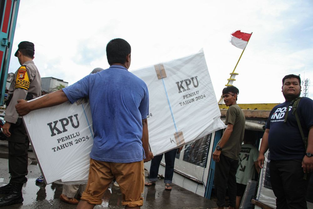 KPU Makassar Tarik Logistik Pemilu dari Kepulauan Sangkarrang