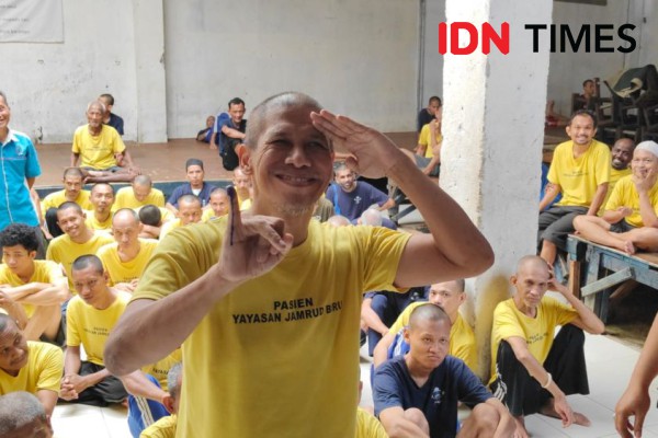 H-1 Pemilu, ODGJ di Bekasi Ikuti Simulasi Pencoblosan