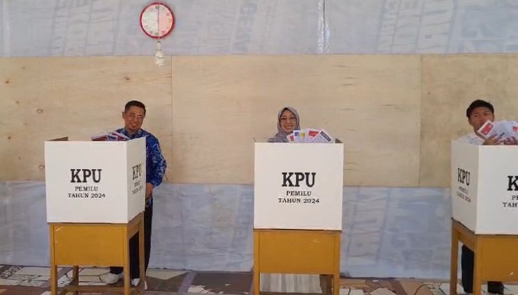Tokoh di Banjarmasin Berikan Suara pada Pemilu 2024