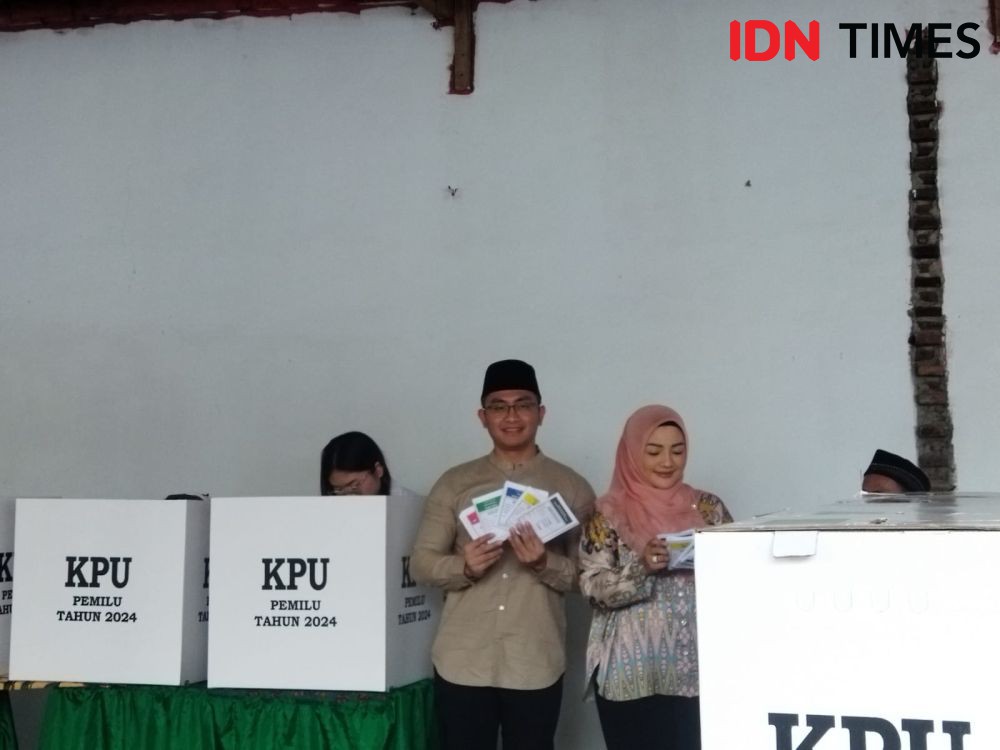 Prabowo Unggul di TPS Tempat Ketua Golkar dan PAN Banten Nyoblos 