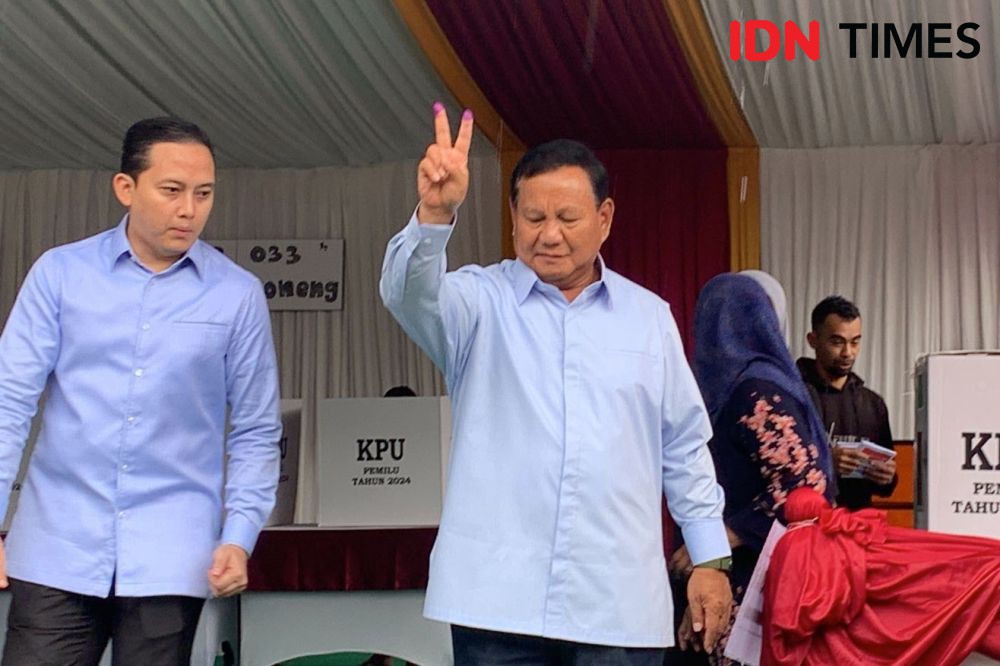 Prabowo Menang di TPS Ketua PB NW Zainuddin Atsani dan Rumaksi