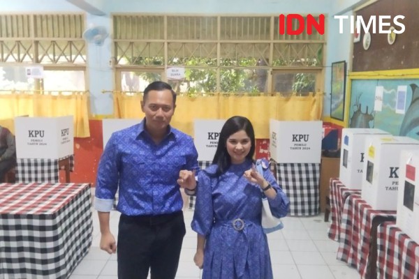 Usai Nyoblos, AHY Gabung Prabowo-Gibran Nobar Hasil Pemilu di Istora